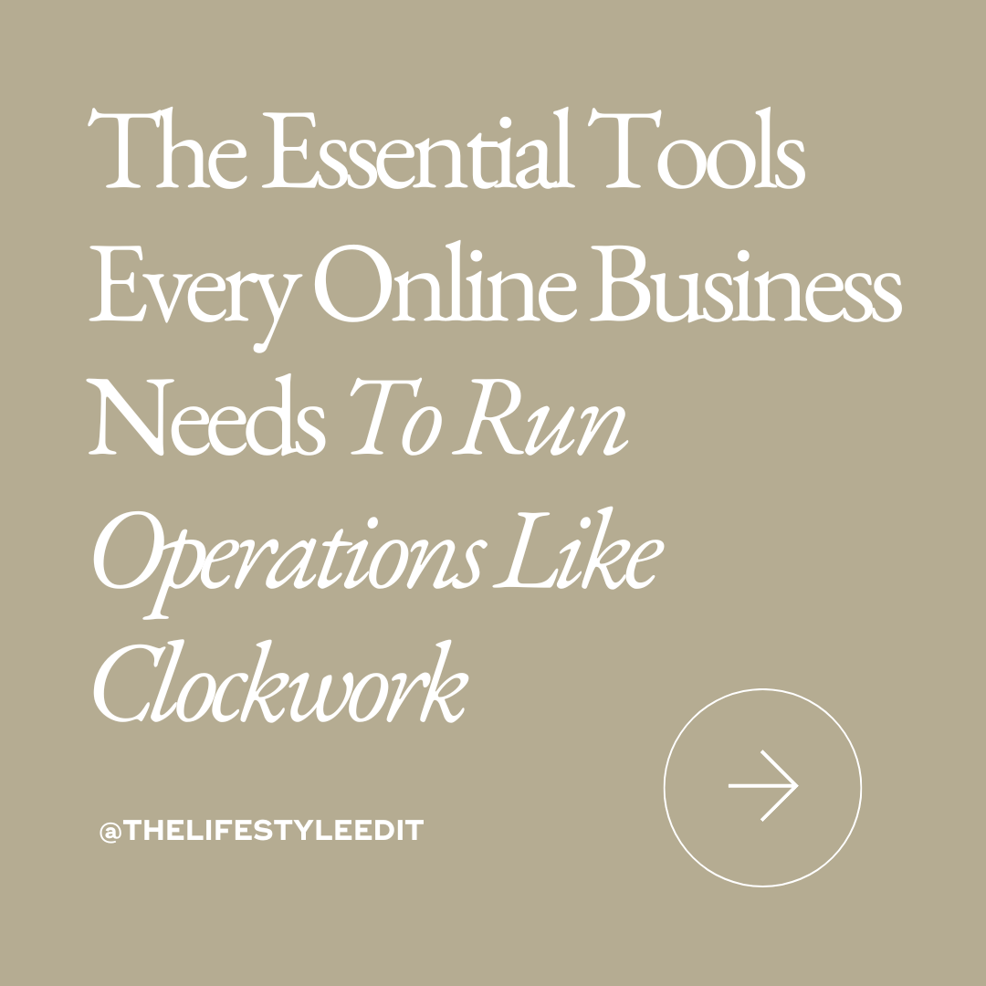 The Essential Tools Every Online Business Needs To Run Operations Like Clockwork