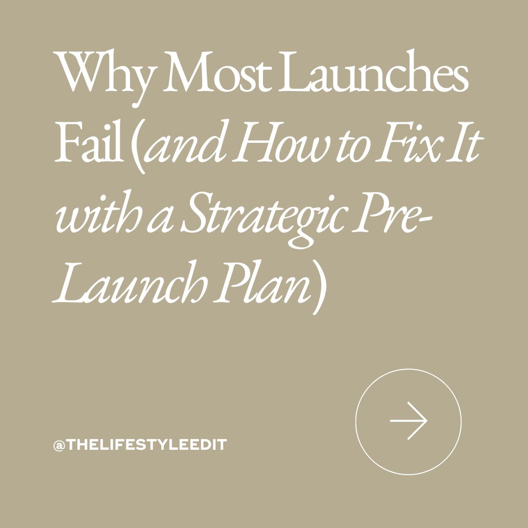 Why Most Launches Fail (and How to Fix It with a Strategic Pre-Launch Plan)