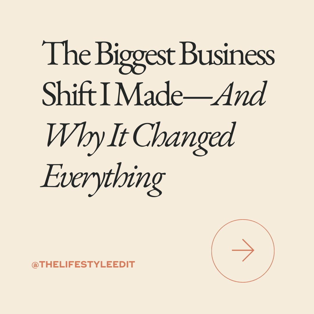 The Biggest Business Shift I Made—And Why It Changed Everything